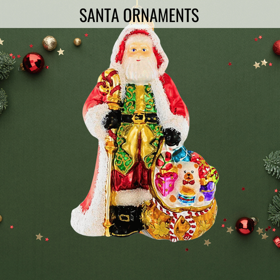 Santa Ornaments