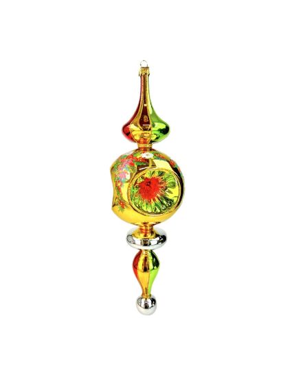 Koronex Golden Poinsettia Christmas Drop - - SBKGifts.com