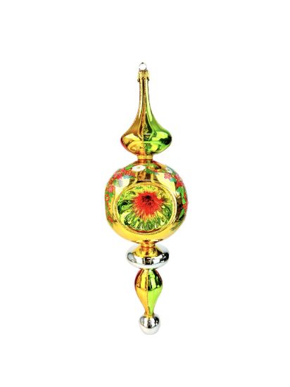 Koronex Golden Poinsettia Christmas Drop - - SBKGifts.com