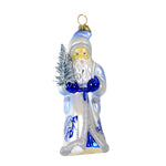 Gabriela Christoff Ornaments Winter Journey - 1 Ornament 6.25 Inch, Glass - Christmas Ornament Santa Sr3 (10200)