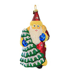 Gabriela Christoff Ornaments Gracious Giver - 1 Ornament 5.75 Inch, Glass - Christmas Ornament Santa Sr7 (10210)