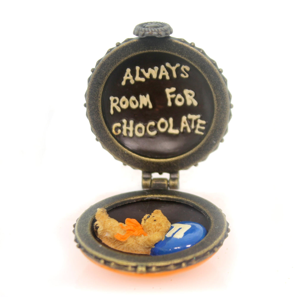 Boyds Bears Orange M&M Hinged Box - - SBKGifts.com