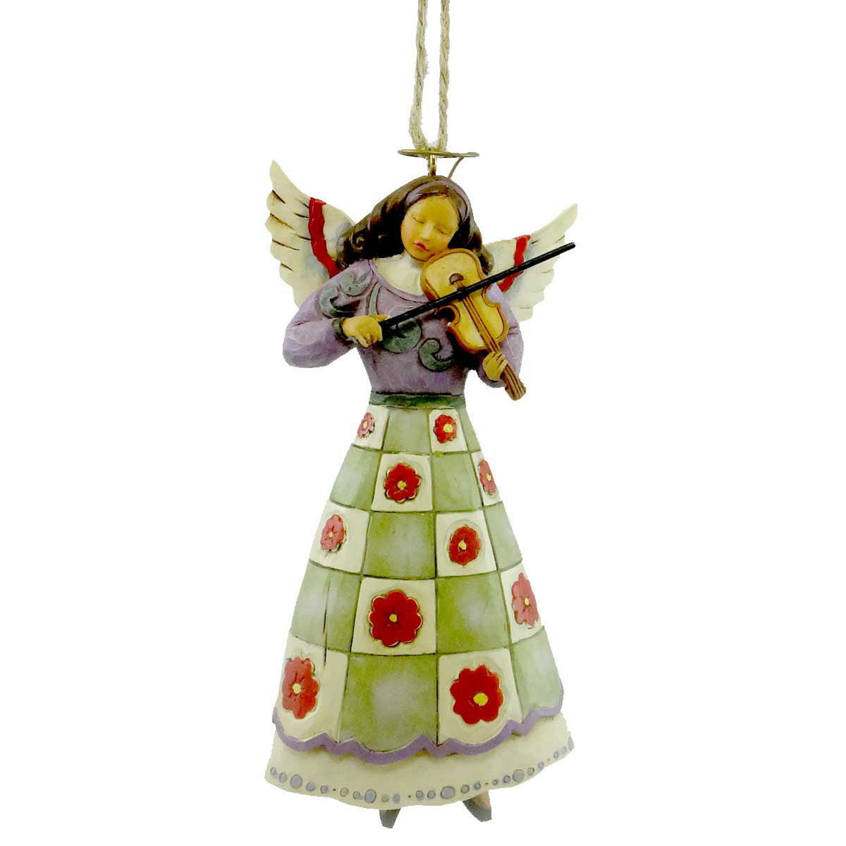 (10486) Angel Playing Violin Ornament