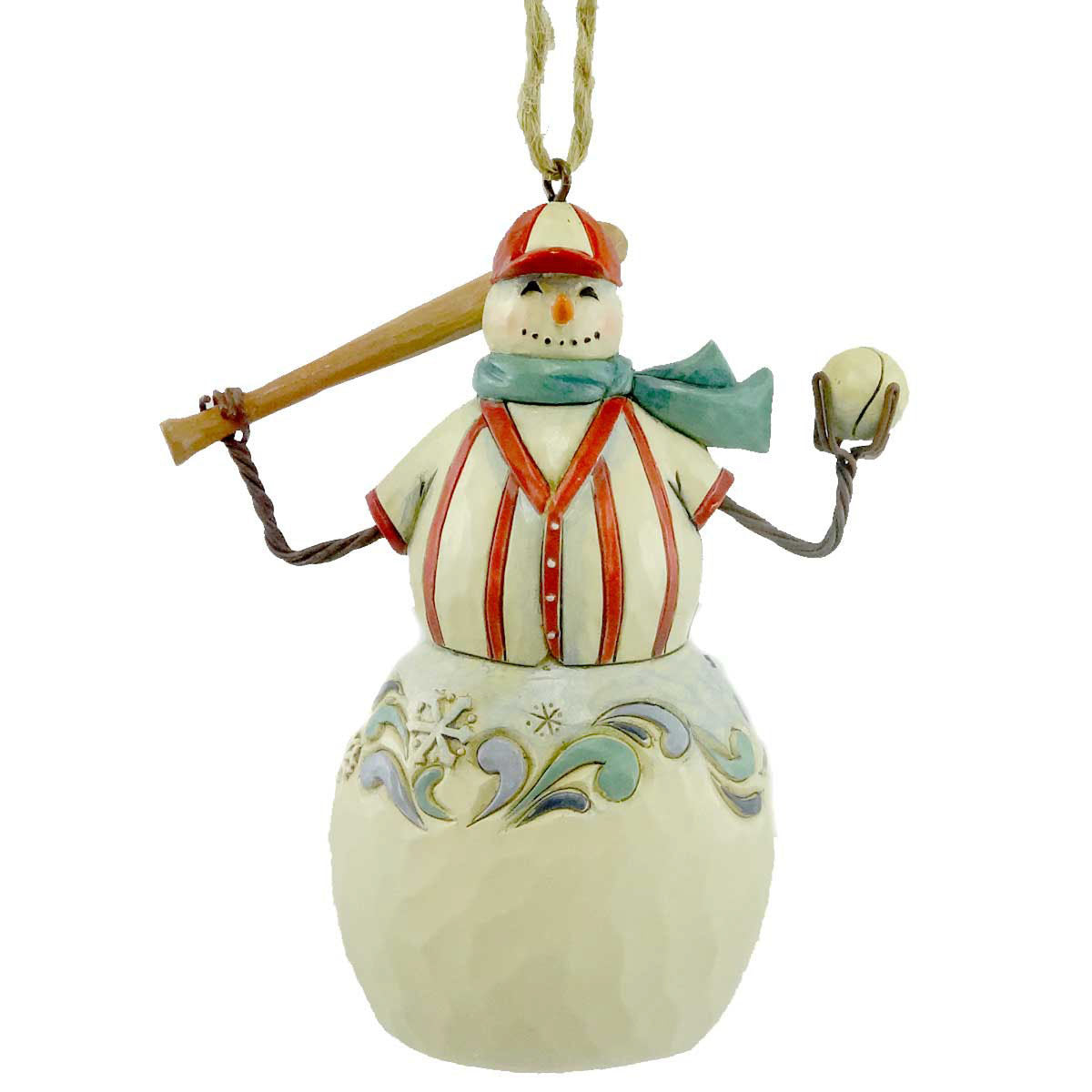 (10490) Snowman/Baseball Ornament