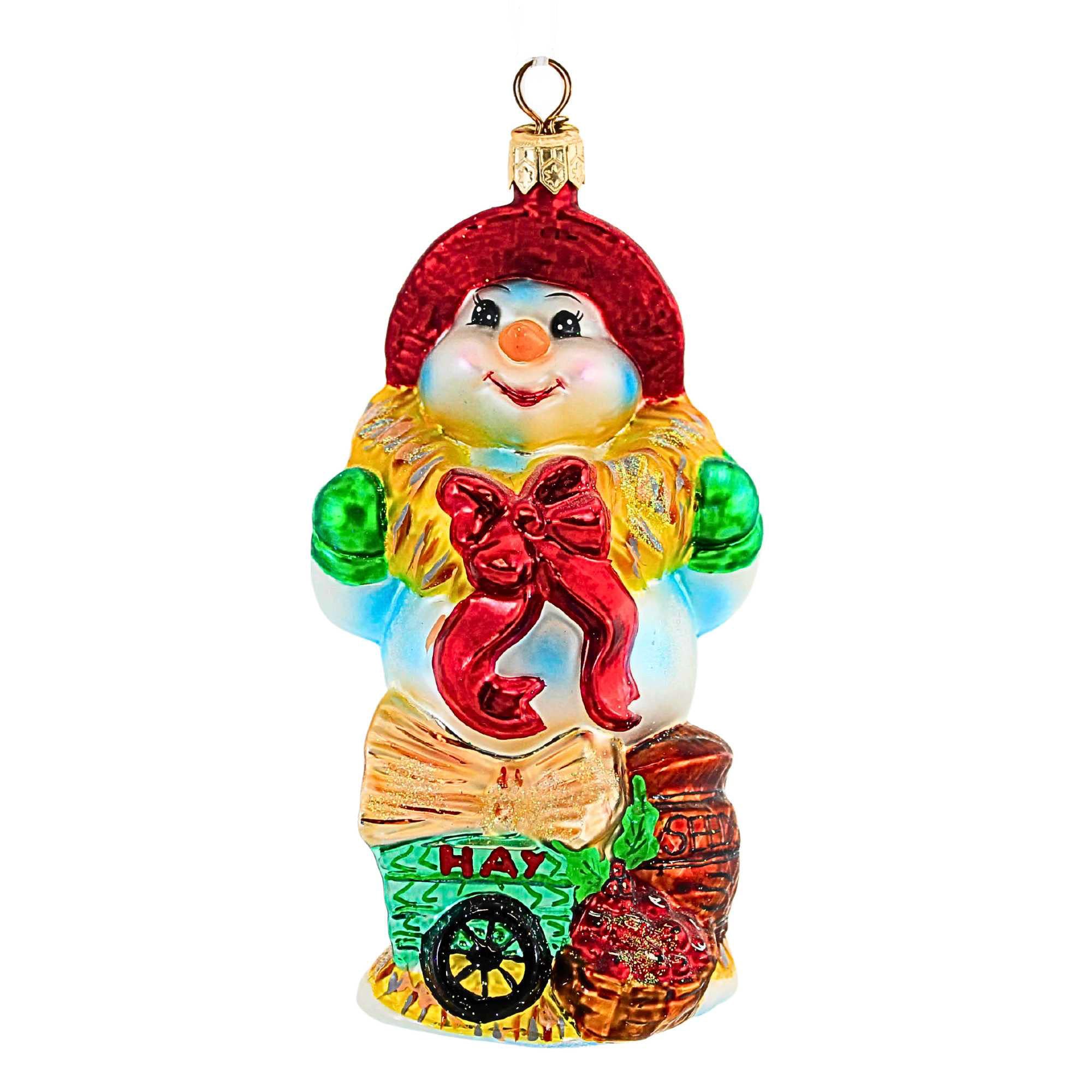 Christopher Radko Company 5.25In Farmer Frost, Glass, Ornament