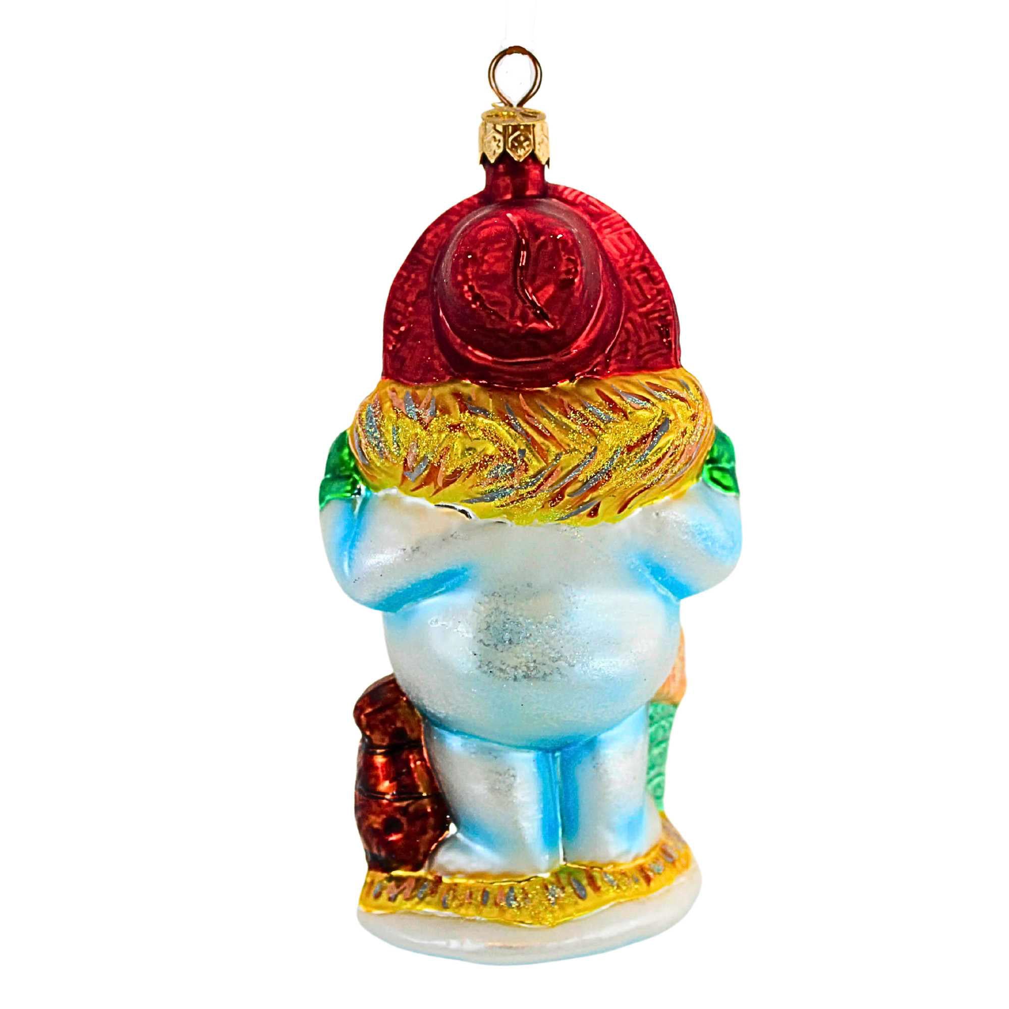 Christopher Radko Company 5.25In Farmer Frost, Glass, Ornament