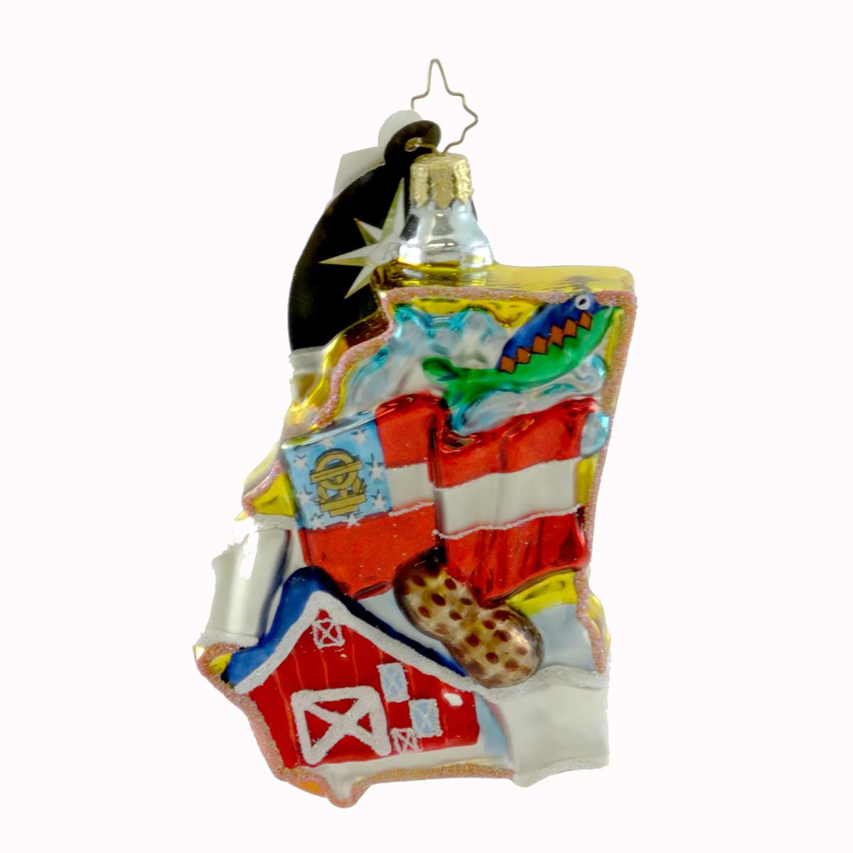 Christopher Radko Georgia On My Mind - - SBKGifts.com