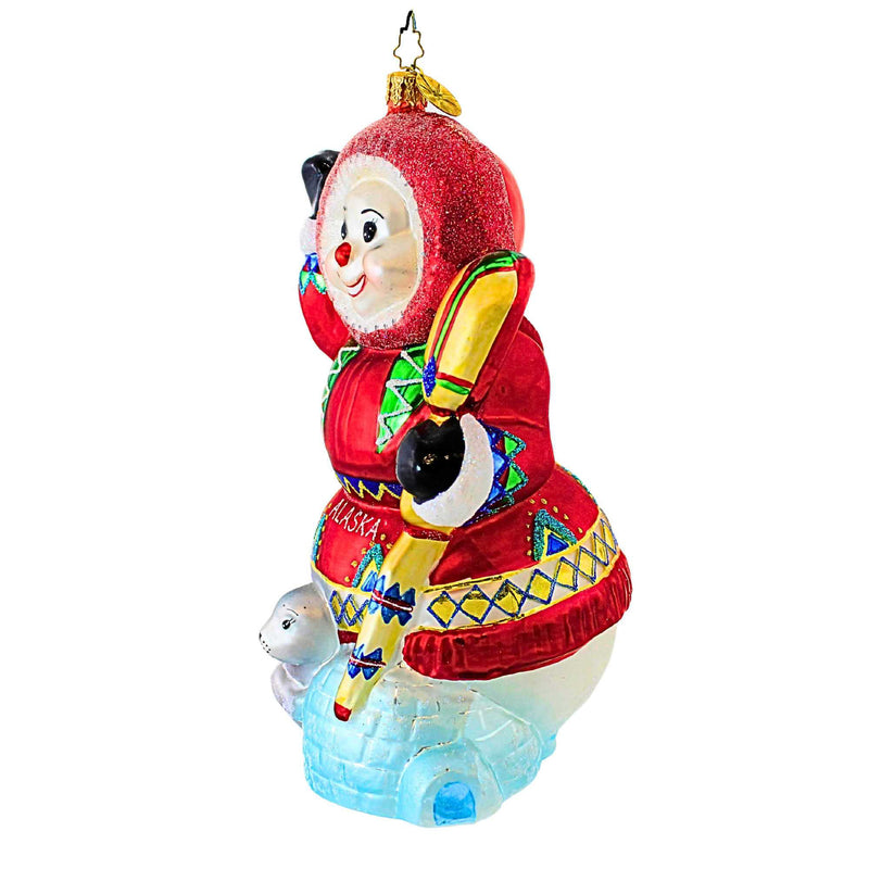 Christopher Radko Eski Snow Northern Lights - - SBKGifts.com