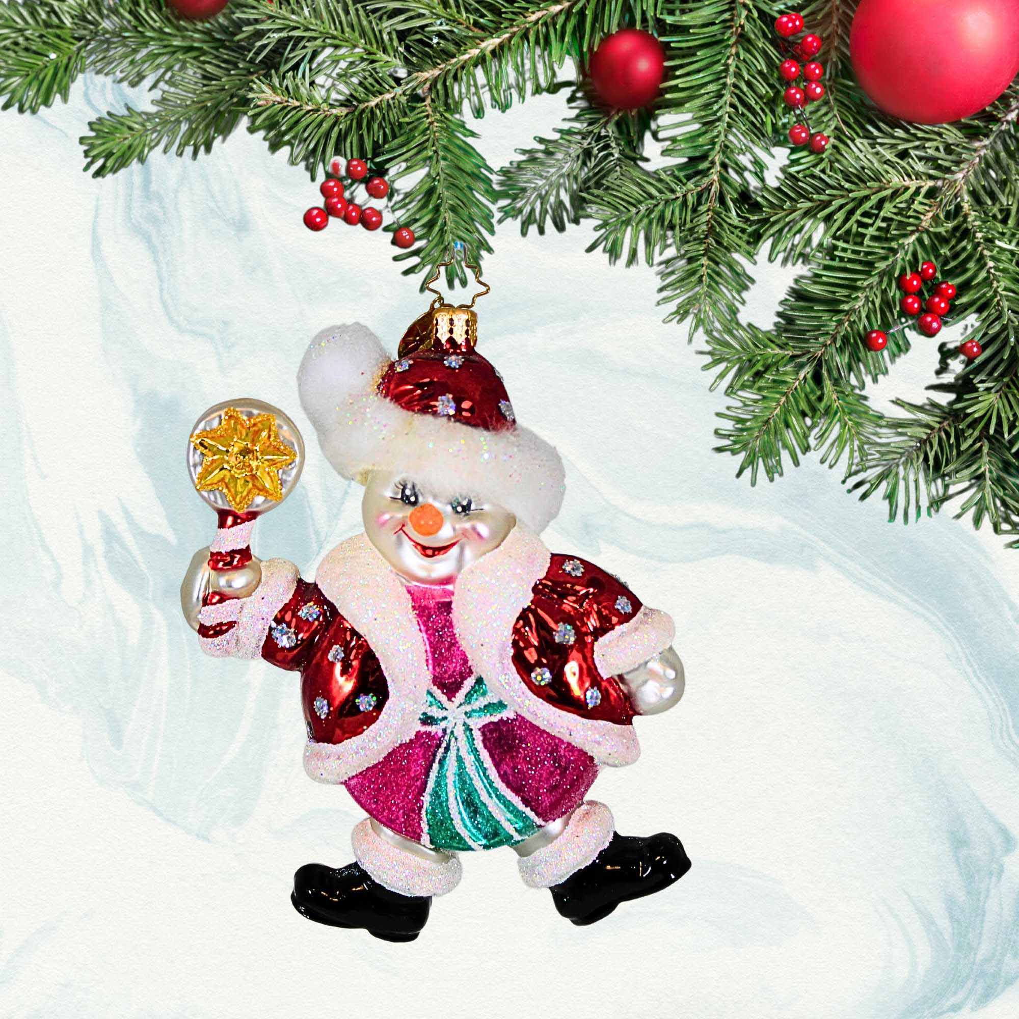Christopher Radko Company 5.25In Peppermint Joy, Glass, Ornament