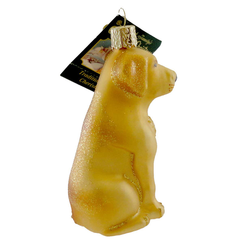 Old World Christmas Labrador Retriever Yellow - - SBKGifts.com