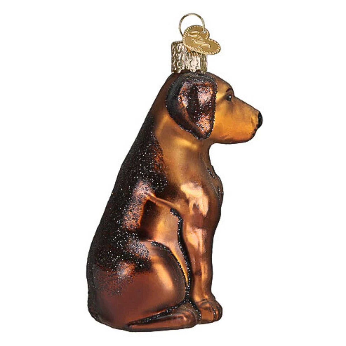 Old World Christmas Labrador Retriever Chocolate - - SBKGifts.com