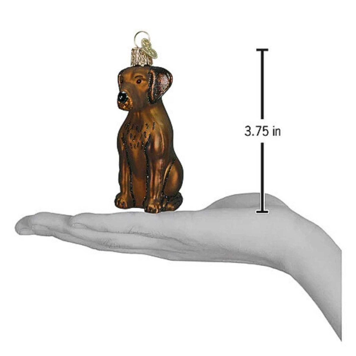 Old World Christmas Labrador Retriever Chocolate - - SBKGifts.com