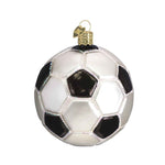 Old World Christmas Soccer Ball 3.25 Inch Glass Ornament Sports 44012 (11618)