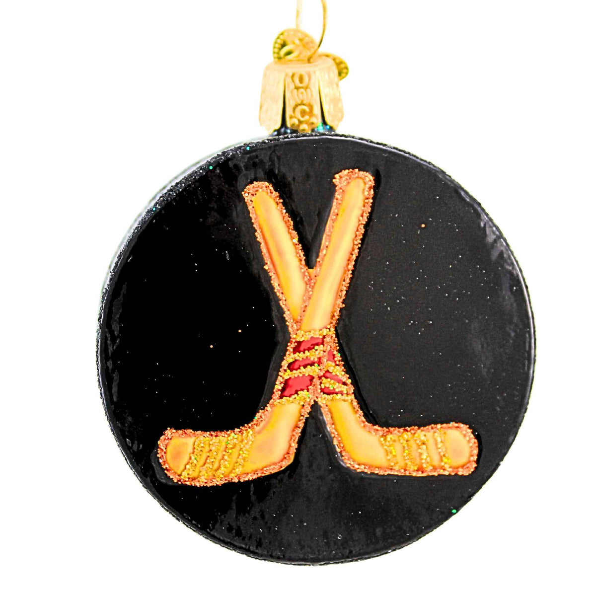 Old World Christmas Hockey Puck - - SBKGifts.com