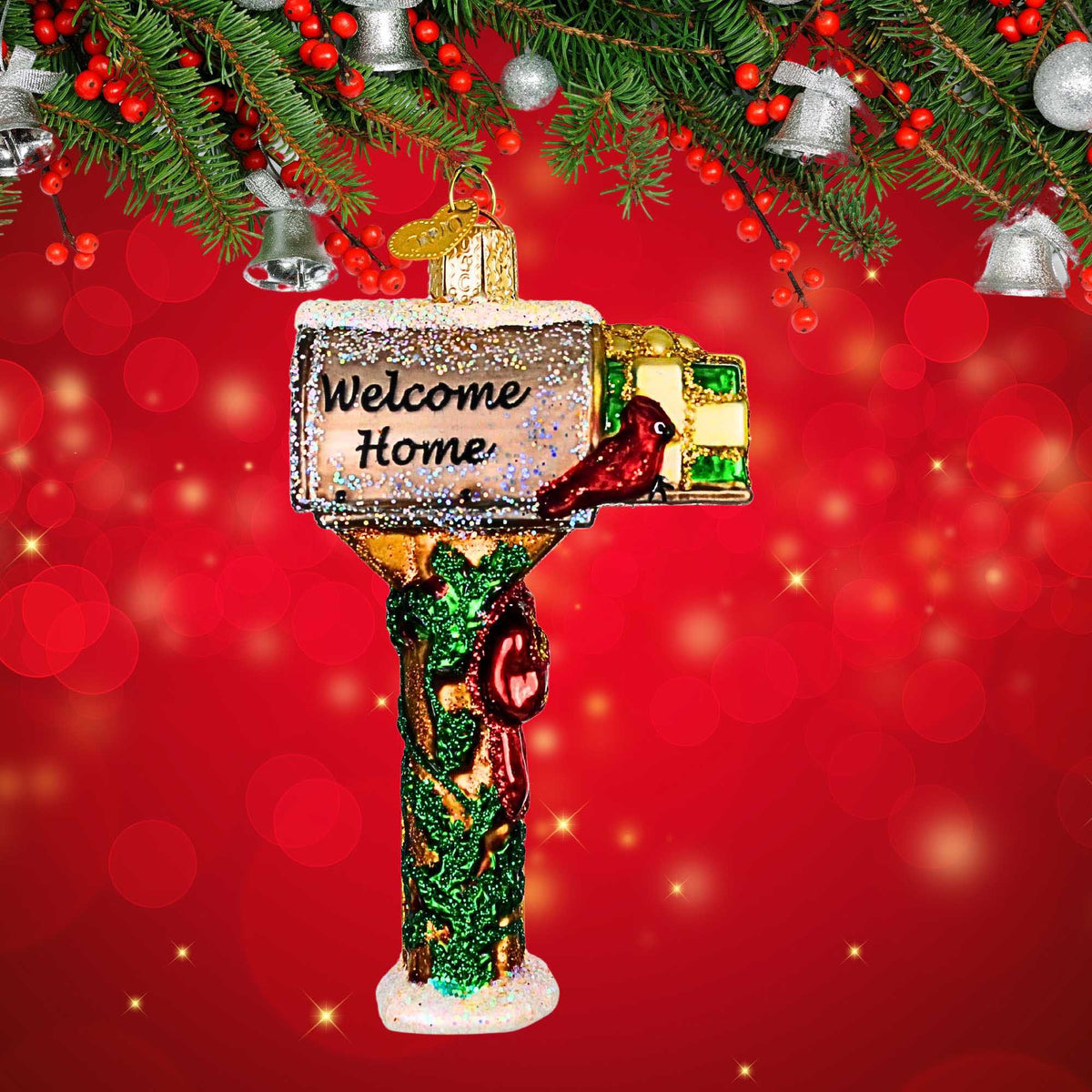 Old World Christmas Welcome Home Mailbox - - SBKGifts.com