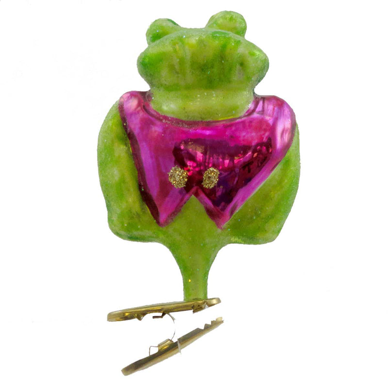 Christopher Radko A Courtin Frog - - SBKGifts.com