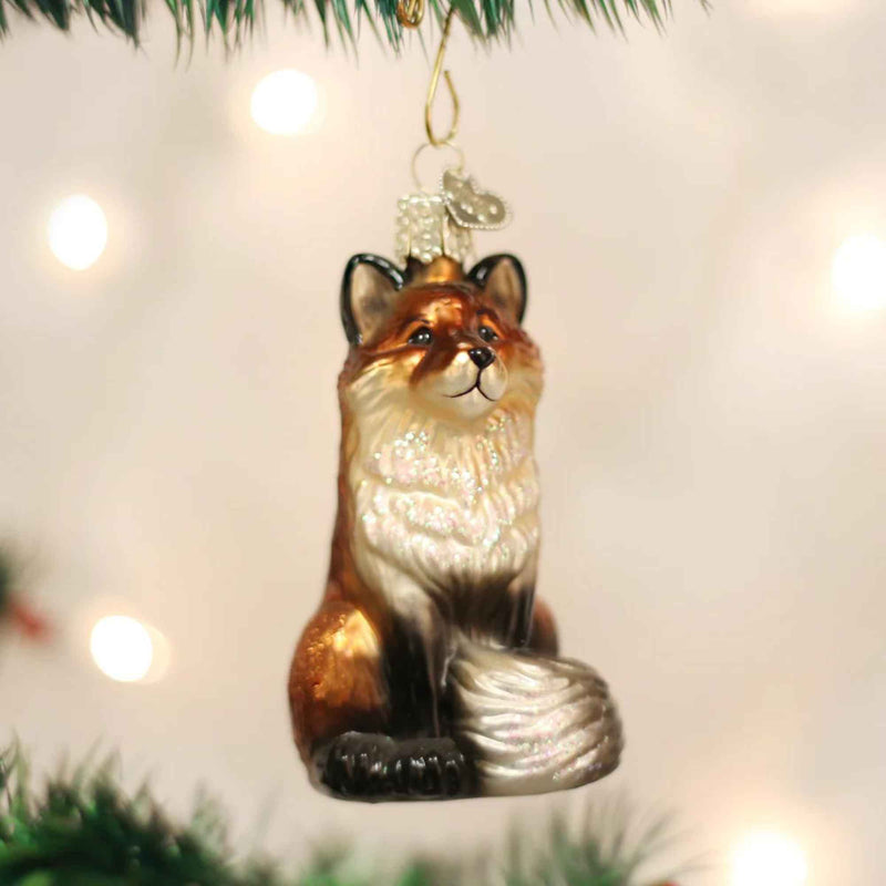 Old World Christmas Fox - - SBKGifts.com