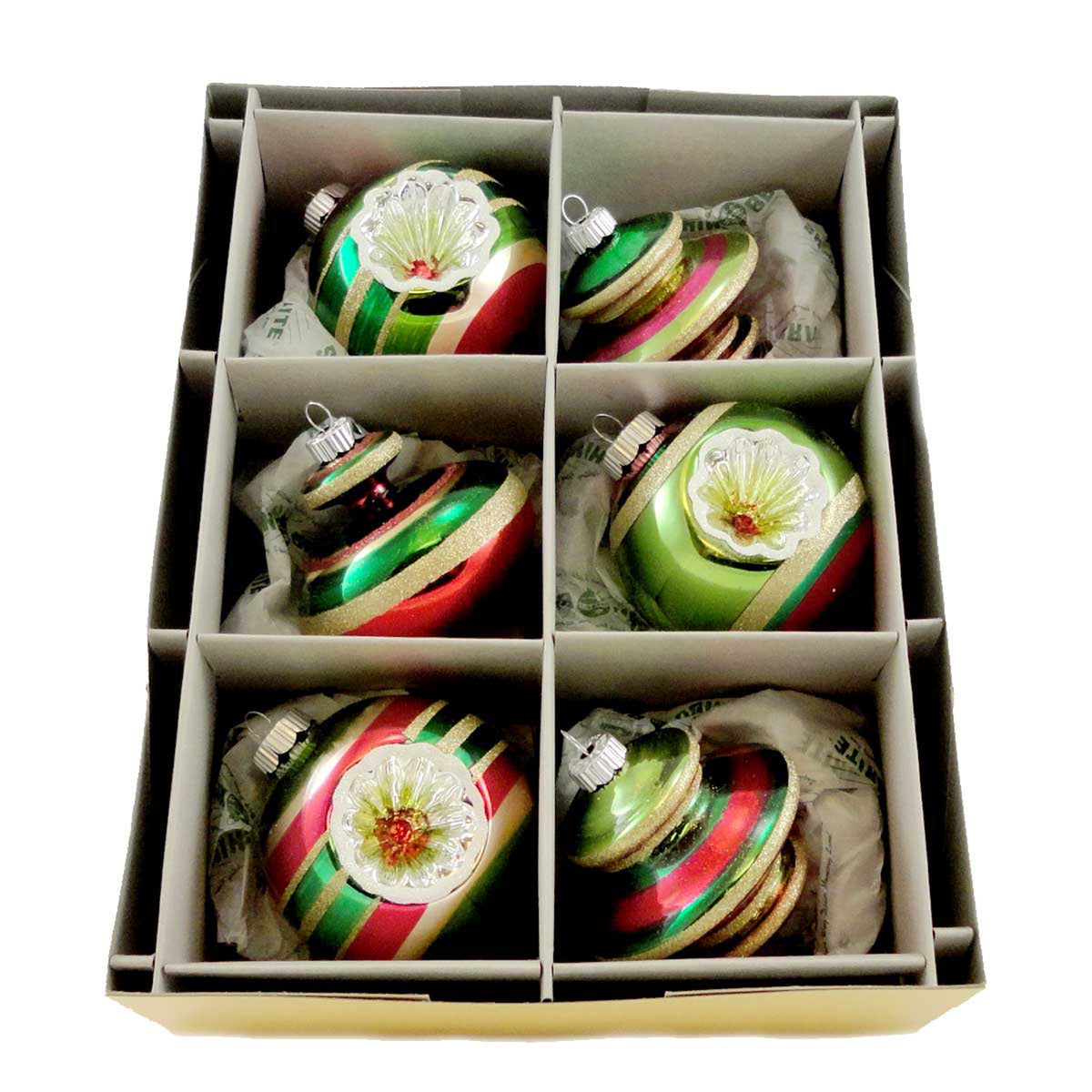 Christopher Radko Med Vintage Years Gold Trees - - SBKGifts.com