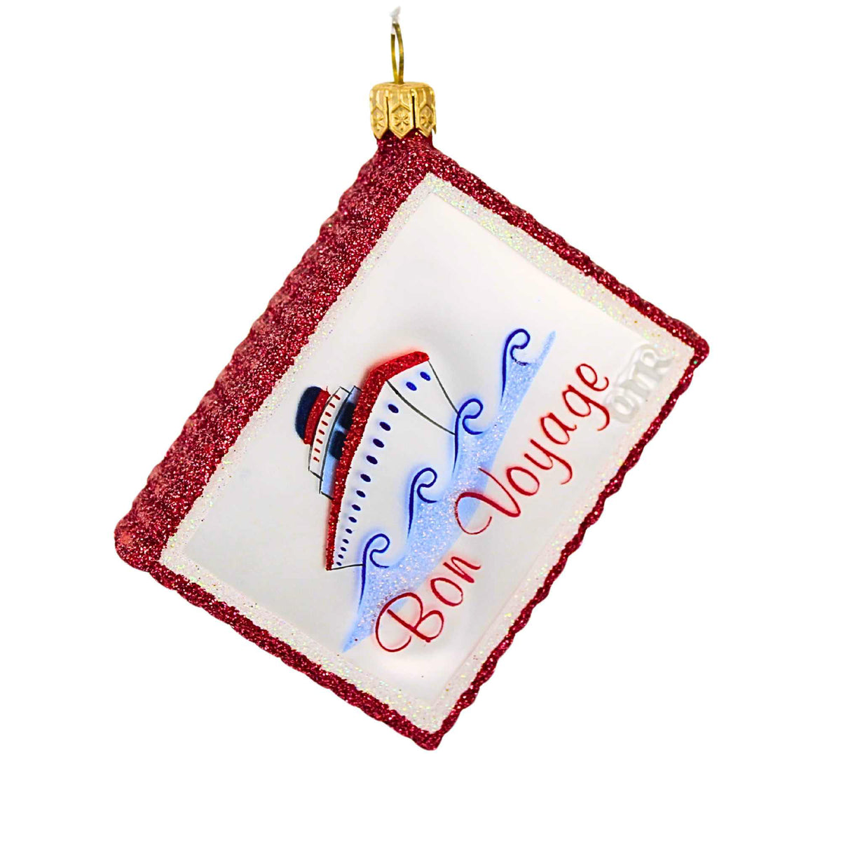 Ornaments To Remember Travel Sticker Bon Voyage Suitcase - - SBKGifts.com