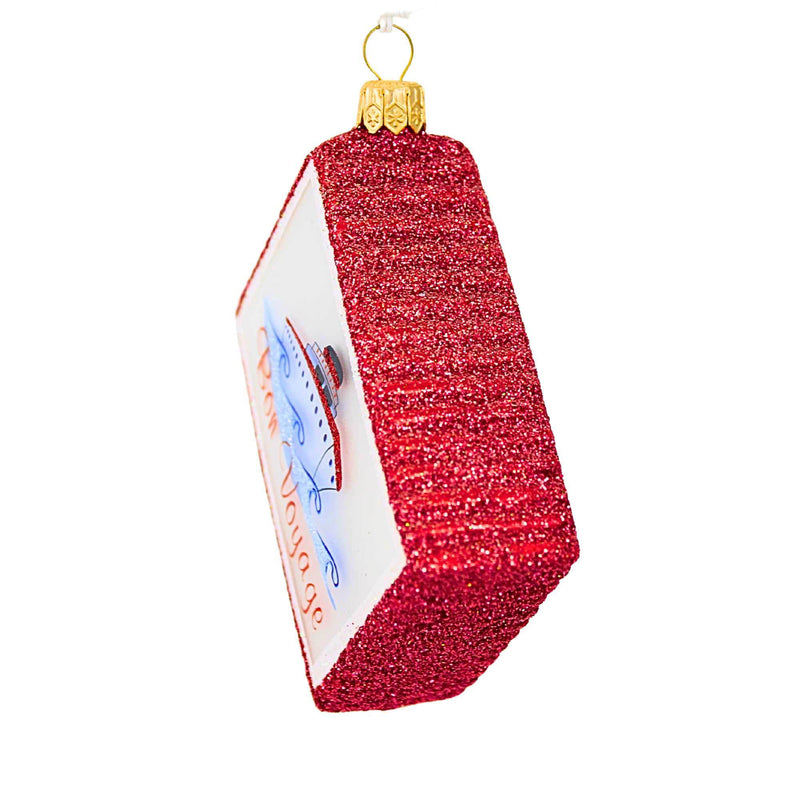 Ornaments To Remember Travel Sticker Bon Voyage Suitcase - - SBKGifts.com