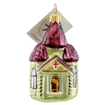 Christopher Radko Company Little Chapel - One Glass Ornament 3.5 Inch, Glass - Ornament Church Religious 970410 (1210)
