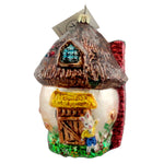 Christopher Radko Company Shroom With A View - One Glass Ornament 5 Inch, Glass - Ornament Hut Rabbit House 971910 (1213)