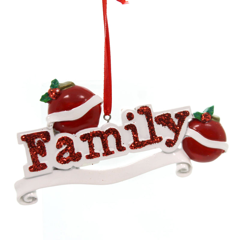 Holiday Ornament Family Of Two Ornament Personalize Dyi Project Gift Or597-2
