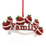 Holiday Ornament Family Of 6 Ornament Personalize It Dyi Project Gift Or597-6