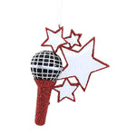 Holiday Ornament Rock Star Microphone Resin Personalized It Karaoke Sing Or582 (12362)