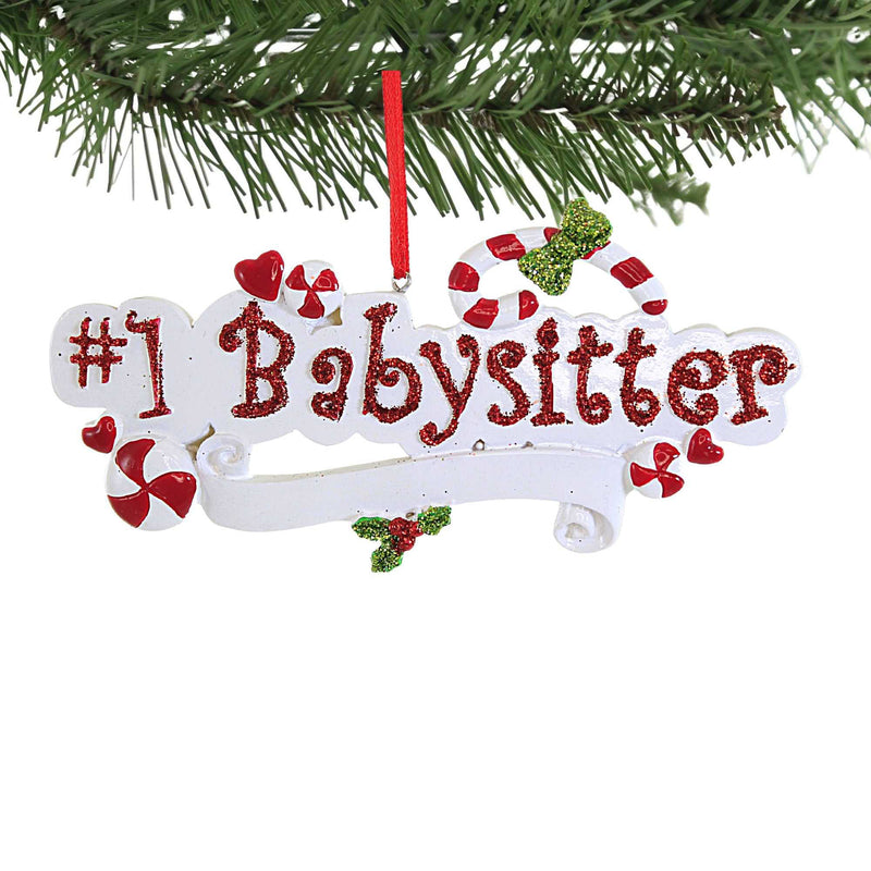 Holiday Ornament #1 Babysitter - - SBKGifts.com