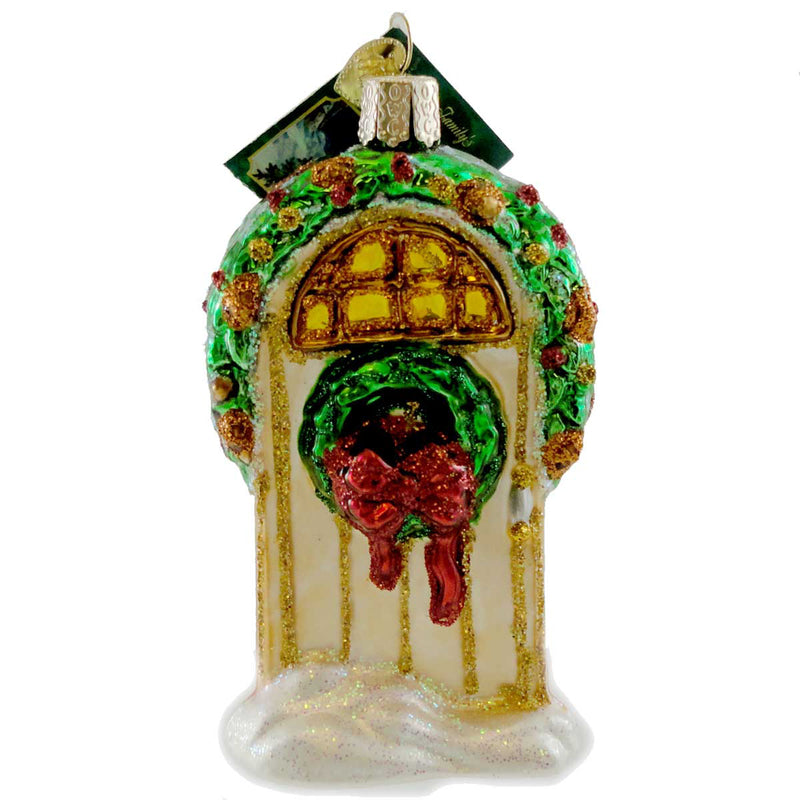 Old World Christmas Welcome Home Blown Glass Ornament Home 1St 20034  # (12408)