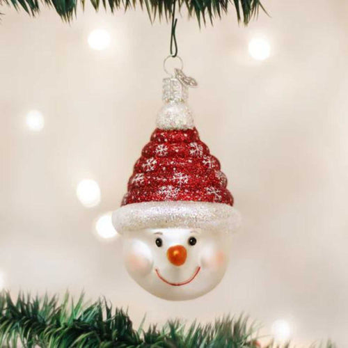Old World Christmas Candy Coil Snowman - - SBKGifts.com
