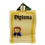 Old World Christmas Diploma - One Ornament 3.75 Inch, Glass - Graduation Commencement 36085 (12449)