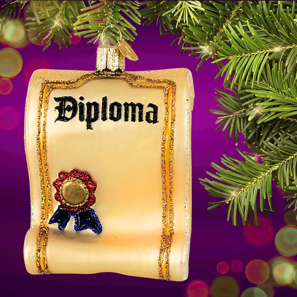 Old World Christmas Diploma - - SBKGifts.com