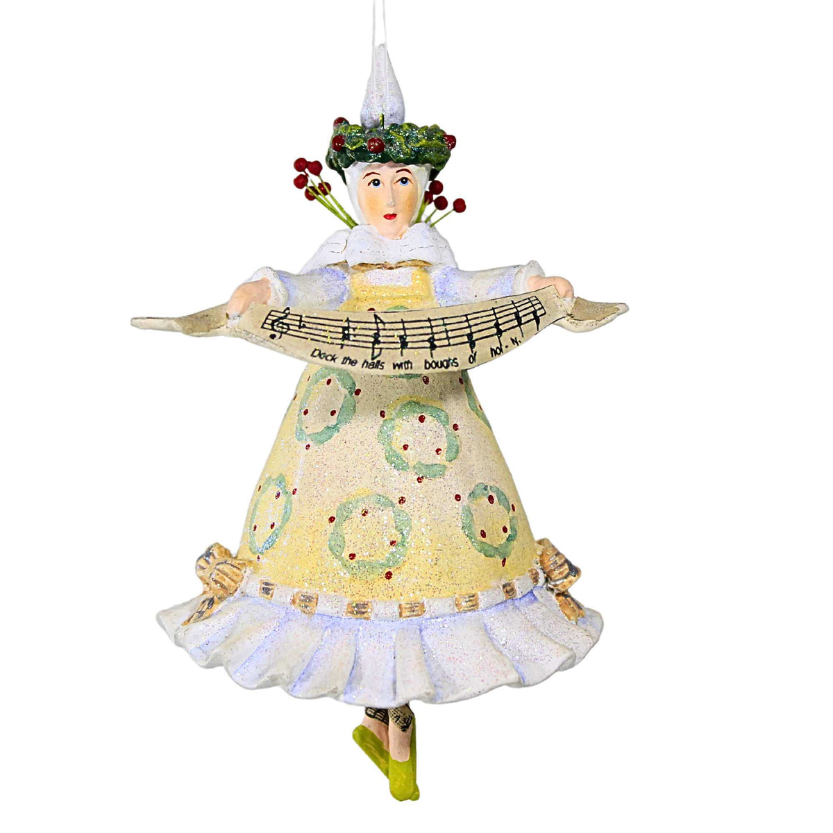 (13020) Fa La La Wreath Lady Ornament