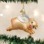 Old World Christmas Flying Pig - - SBKGifts.com