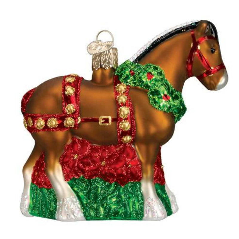 Old World Christmas Holiday Clydesdale - - SBKGifts.com