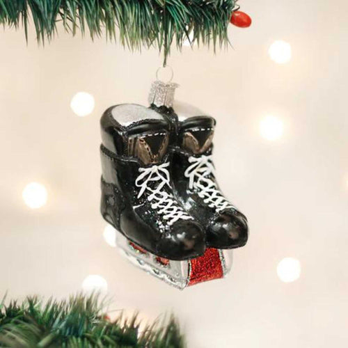 Old World Christmas Hockey Skates - - SBKGifts.com