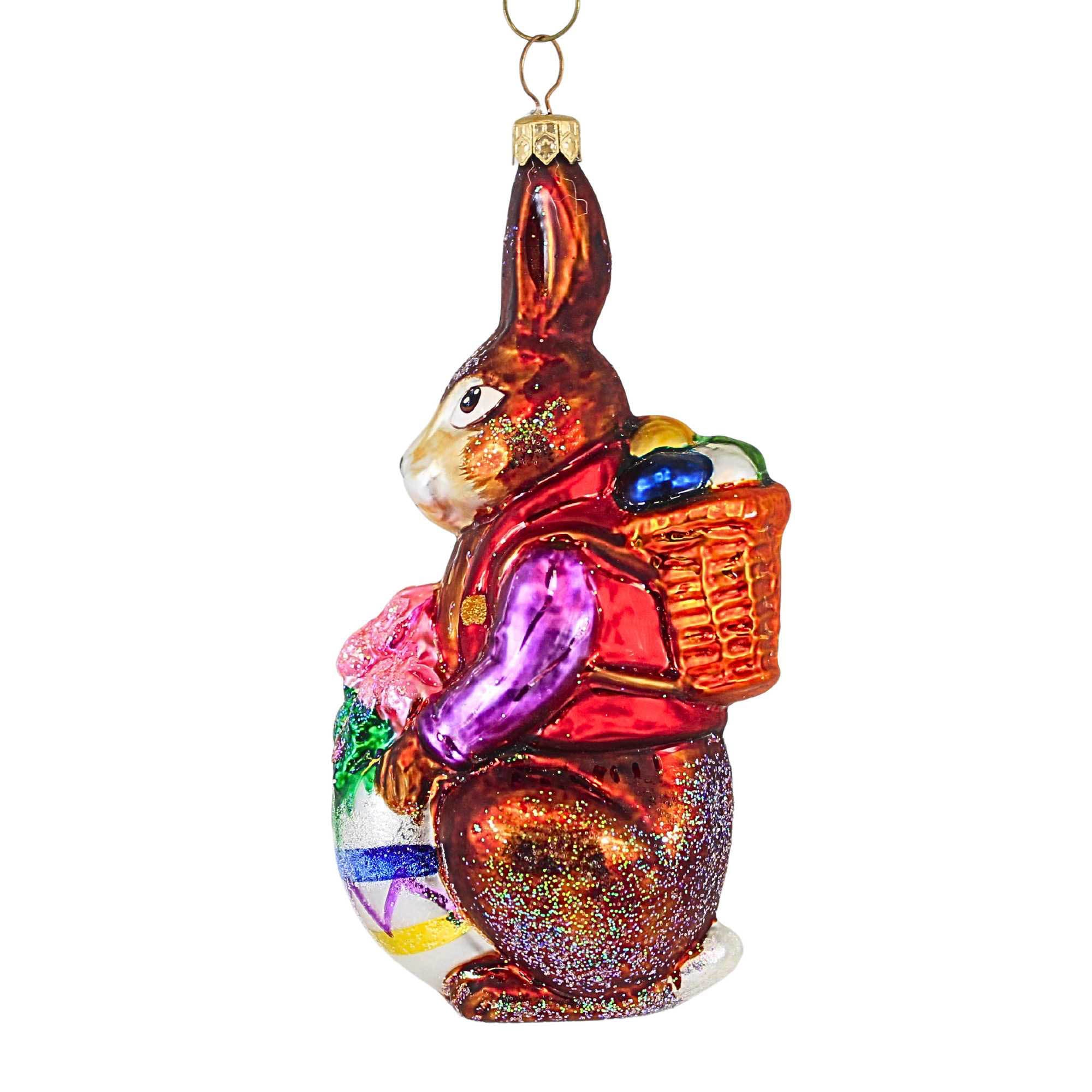 Christopher Radko Company 6.50In Roy Rabbit, Glass, Ornament Easter ...