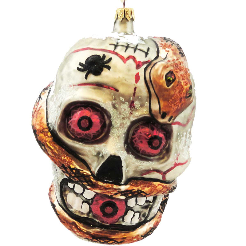 Larry Fraga Left For Dead Blown Glass Halloween Ornament Snake 3149 (13790)