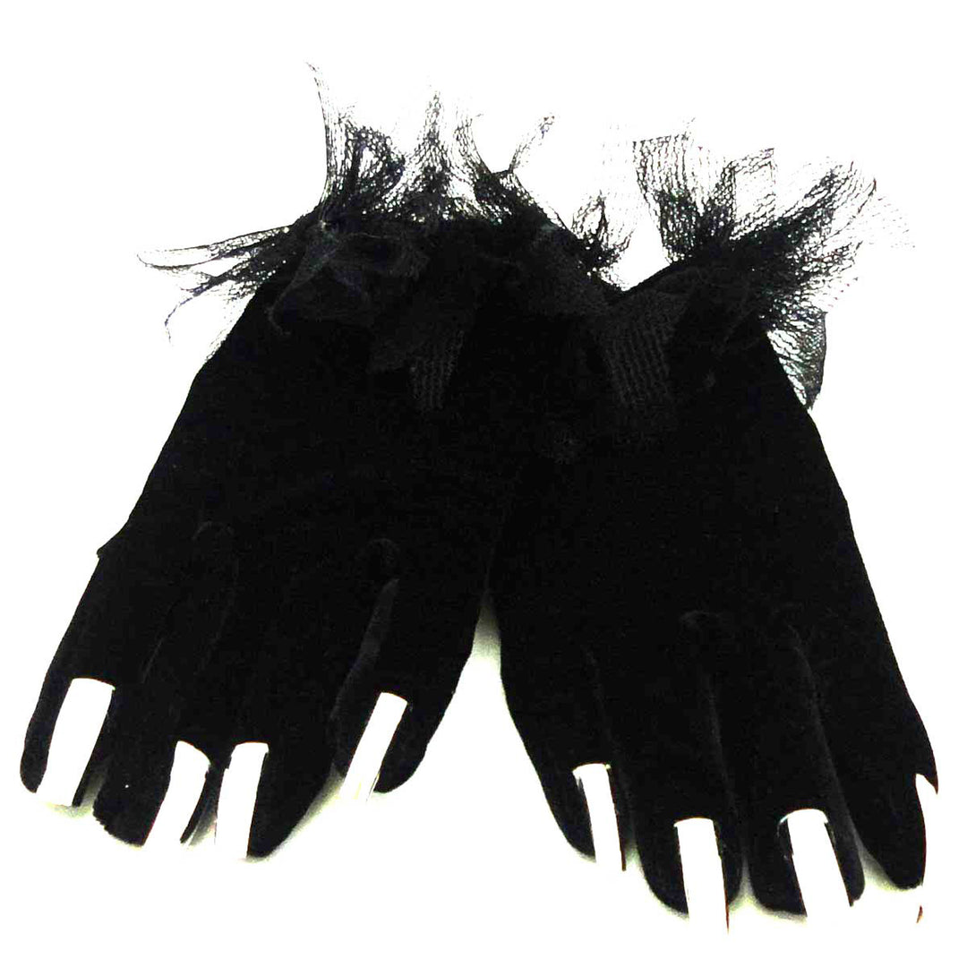 Halloween Spider Gloves Polyester, Spandex & Cotton Metal Finger