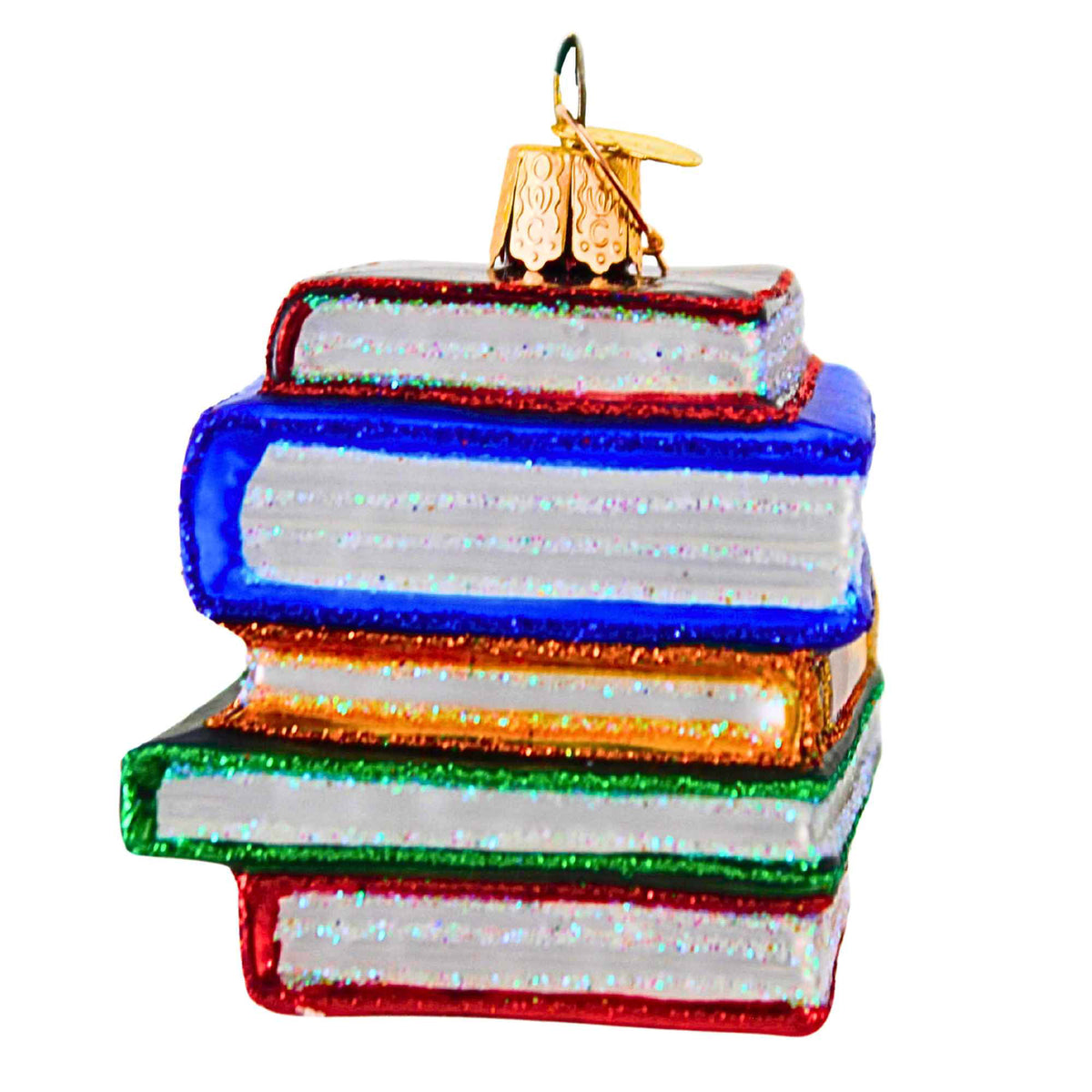 Old World Christmas Stack Of Books - - SBKGifts.com