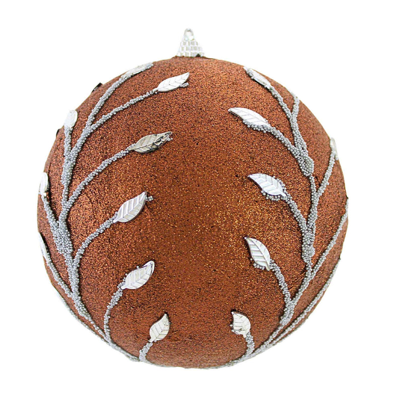 Holiday Ornament Leaf Vine Ball - - SBKGifts.com