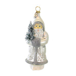 Gabriela Christoff Classic Christmas Blown Glass Tree Ornament Santa Sr5 (14763)
