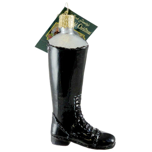 Old World Christmas English Riding Boot - - SBKGifts.com