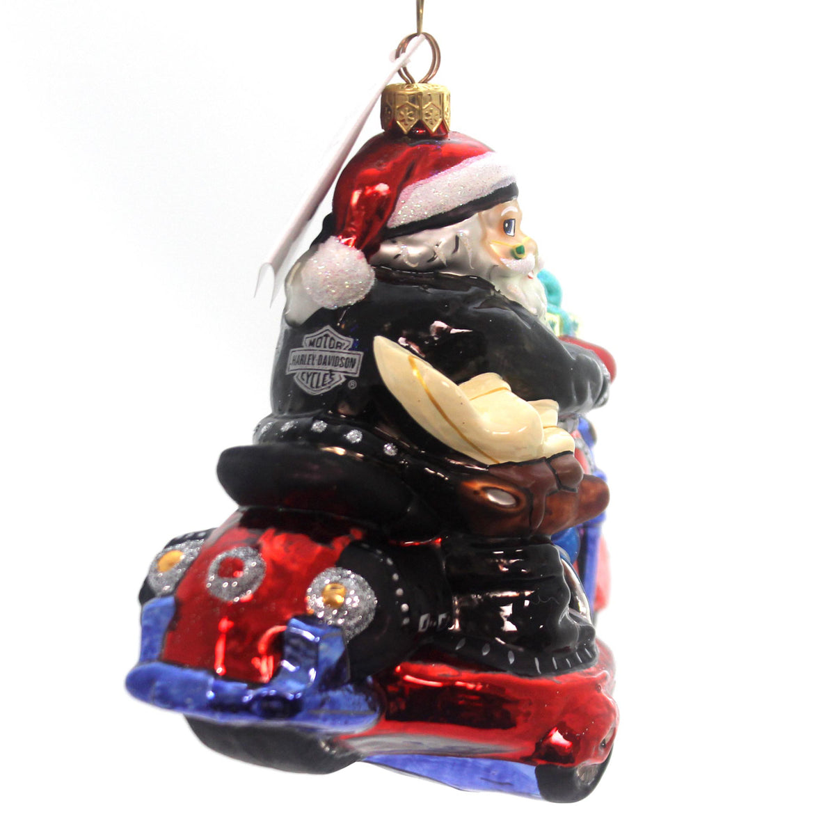 Christopher Radko Sidecar Harley Santa - - SBKGifts.com