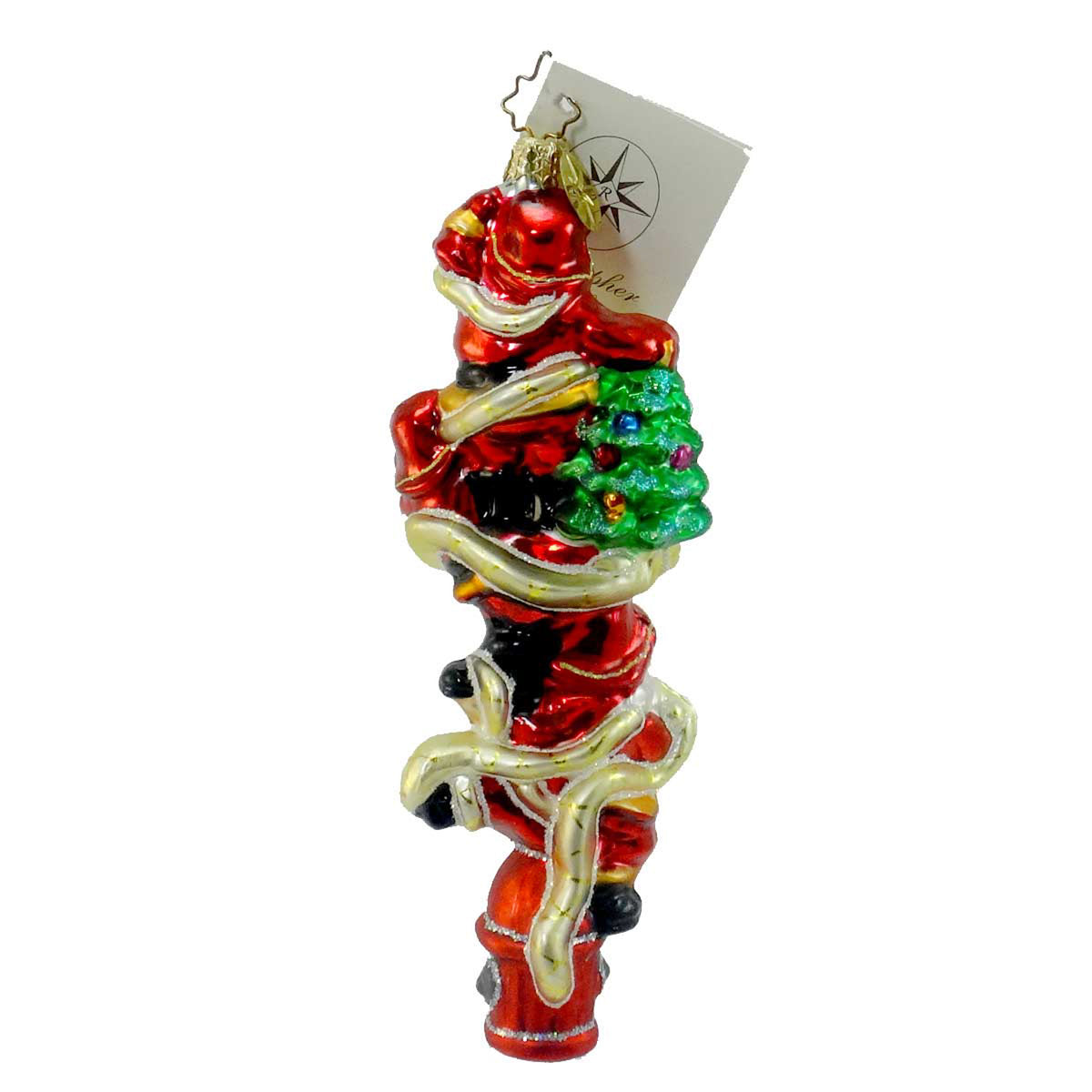 Christopher Radko Fountian Of Firemen - - SBKGifts.com