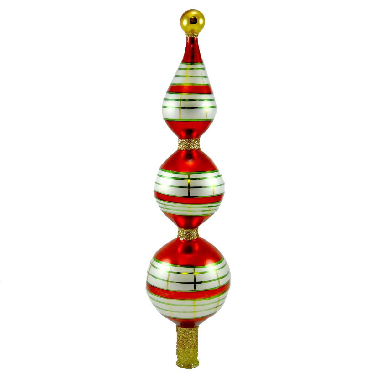 Christopher Radko Winter Pine Finial - - SBKGifts.com
