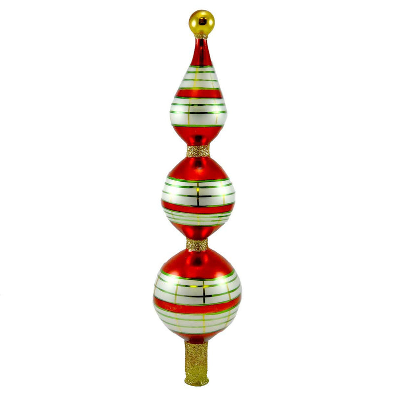Christopher Radko Winter Pine Finial - - SBKGifts.com