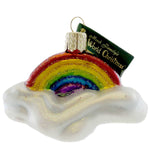 Old World Christmas Rainbow Glass Ornament Christmas Cloud 22021 (15140)